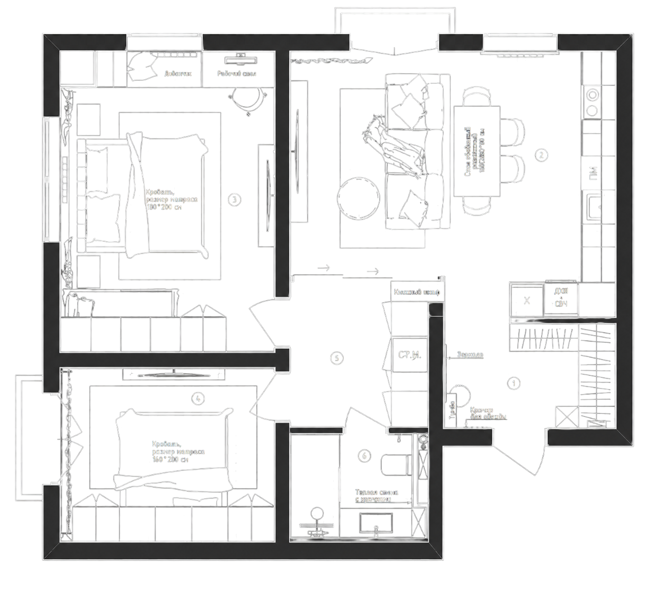 План квартиры